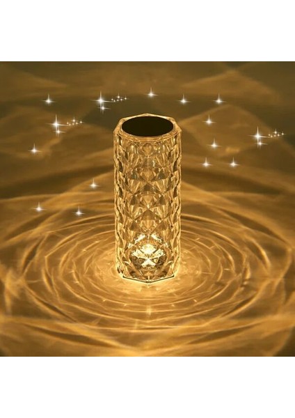 Kristal LED Kumandalı ve Dokunmatik Masa Lambası