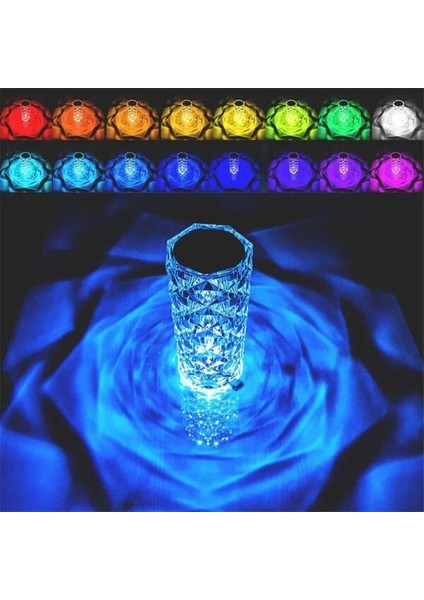 Kristal LED Kumandalı ve Dokunmatik Masa Lambası modelleri