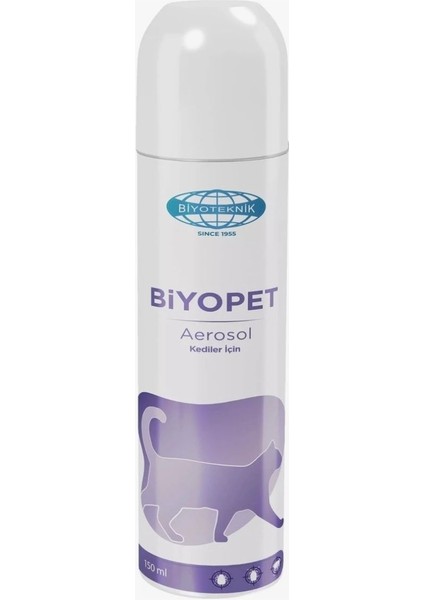 Biyopet Aerosol Kedi Temizlik Spreyi 150 Ml.