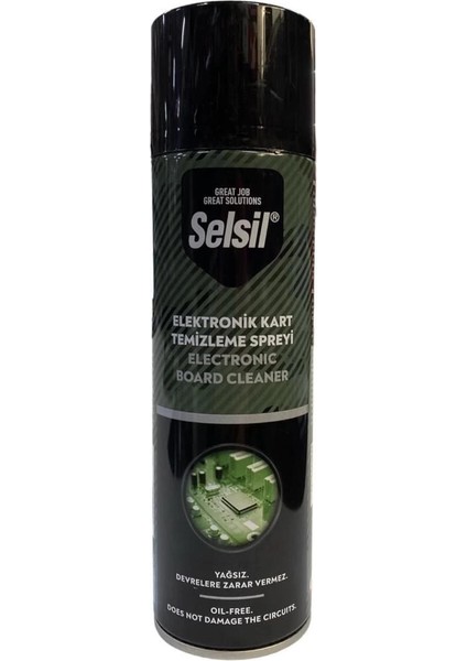 Selsil Elektronik Kart Temizleyici Sprey 500 ml Yağsız