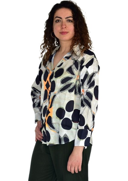 Kadın Saten Uzun Kol Gömlek BGL-ST04211 fiyatları