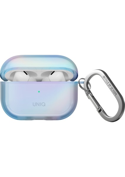 Airpods 4 (4.nesil) Kılıf Holografik Renk Değiştiren Kablosuz Şarj Destekli Anti-Watermark