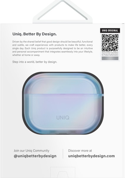 Airpods 4 (4.nesil) Kılıf Holografik Renk Değiştiren Kablosuz Şarj Destekli Anti-Watermark indirimleri