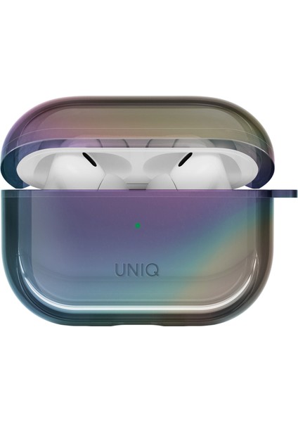 Airpods 4 (4.nesil) Kılıf Holografik Renk Değiştiren Kablosuz Şarj Destekli Anti-Watermark modelleri