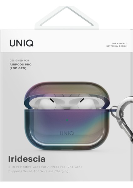 Airpods 4 (4.nesil) Kılıf Holografik Renk Değiştiren Kablosuz Şarj Destekli Anti-Watermark fırsatları