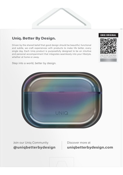 Airpods 4 (4.nesil) Kılıf Holografik Renk Değiştiren Kablosuz Şarj Destekli Anti-Watermark indirimleri