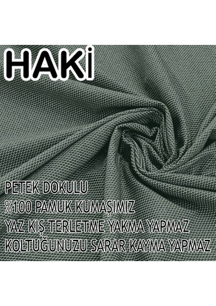 %100 Pamuk Petek Kumaş 3 Lü Komple Giydirme Kanepe & Çekyat, Bohem, Porto, Vb. Model Koltuk Kılıfı modelleri