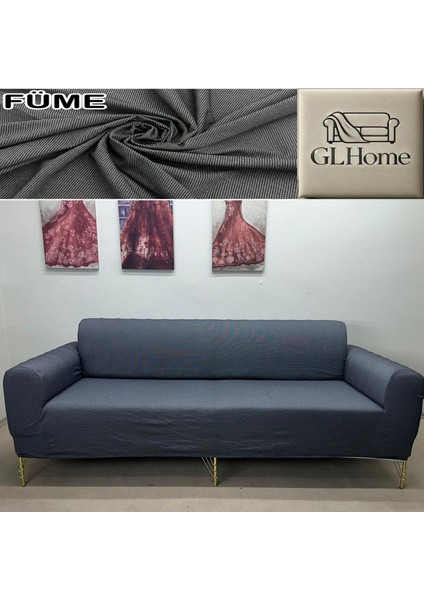 %100 Pamuk Petek Kumaş 3 Lü Komple Giydirme Kanepe & Çekyat, Bohem, Porto, Vb. Model Koltuk Kılıfı fırsatları
