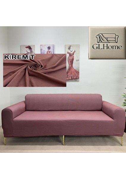 %100 Pamuk Petek Kumaş 3 Lü Komple Giydirme Kanepe & Çekyat, Bohem, Porto, Vb. Model Koltuk Kılıfı fırsatları