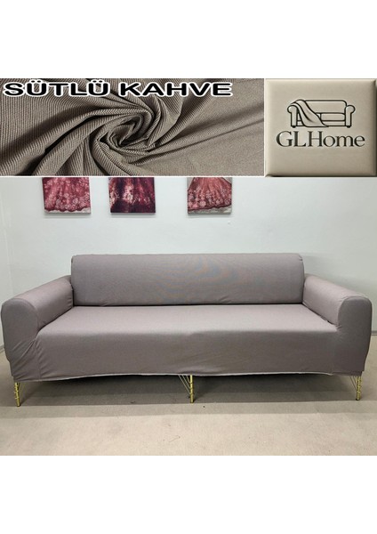 %100 Pamuk Petek Kumaş 3 Lü Komple Giydirme Kanepe & Çekyat, Bohem, Porto, Vb. Model Koltuk Kılıfı fırsatları