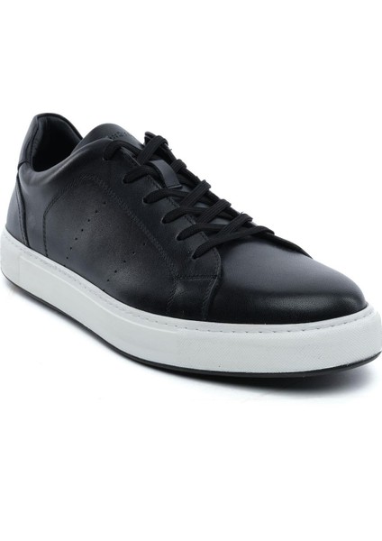 64703L Siyah Erkek Hakiki Deri Sneaker fiyatları