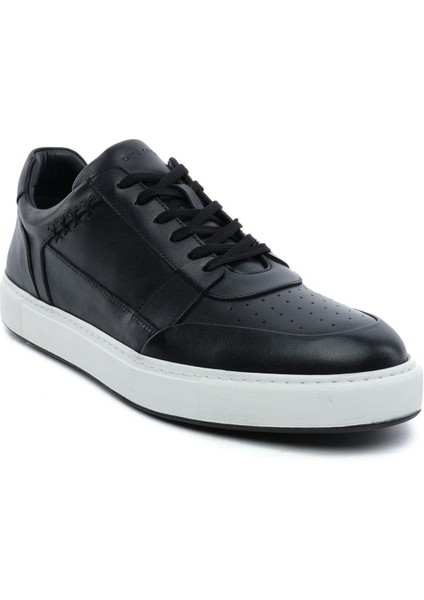 64702L Siyah Hakiki Deri Erkek Sneaker fiyatları