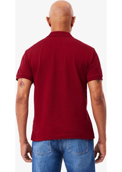 L.12.12 Erkek Slim Fit Bordo Polo fiyatları