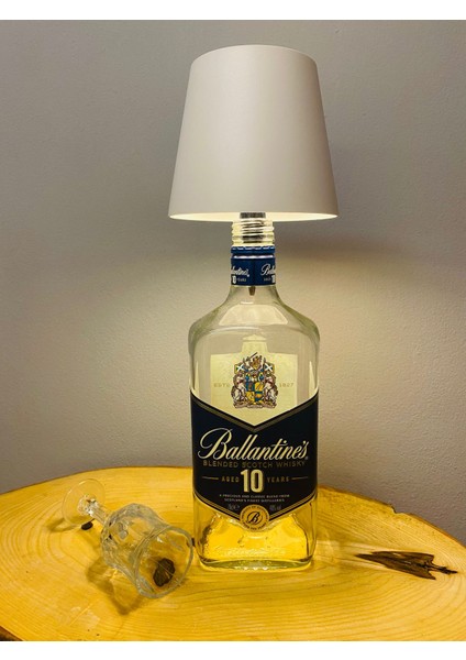 Kablosuz Şişe Lambası- Masa Işığı Dokunmatik ve Kontrol Sarj Edilebilir Taşınabilir- Şişe Dahil