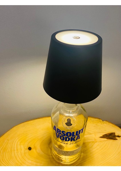Kablosuz Şişe Lambası- Masa Işığı Dokunmatik ve Kontrol Sarj Edilebilir Taşınabilir- Şişe Dahil modelleri