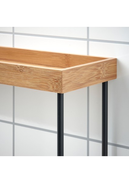 Nålblecka Tezgah Üstü Düzenleyici 38X13X28 cm Bambu Baharatlık Çok Amaçlı Mutfak Rafı fiyatları
