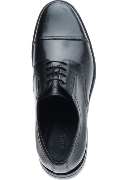 64706 Siyah Hakiki Deri Erkek Klasik Ayakkabı modelleri