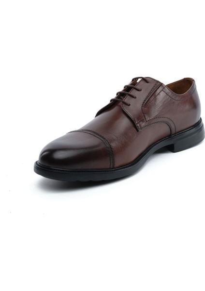 64706 Kahverengi Hakiki Deri Erkek Klasik Ayakkabı fırsatları