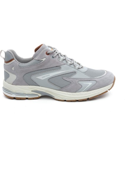 17780 Gri Hakiki Deri Erkek Spor Ayakkabı