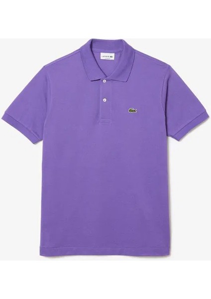 L.12.12 Erkek Slim Fit Lila Polo