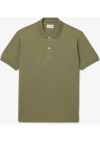L.12.12 Erkek Slim Fit Haki Polo