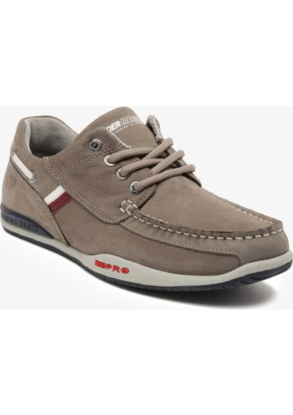 00106 Gri Hakiki Deri Erkek Günlük Ayakkabı modelleri