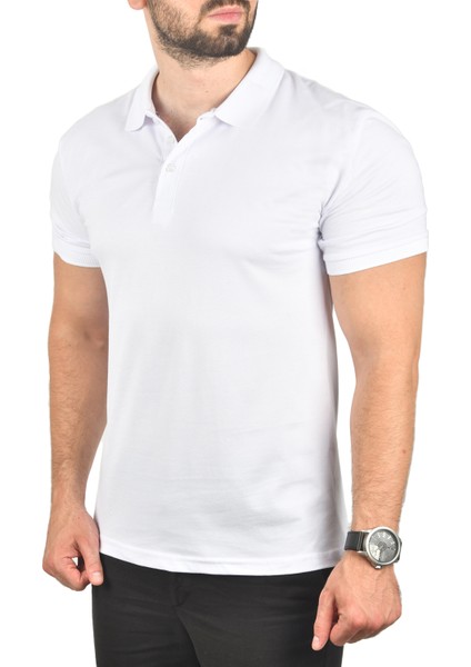 Büyük Beden Polo Yaka Tişört Nefes Alan Pamuklu Pike Kumaş Battal Beden Tişört 2504349 fiyatları