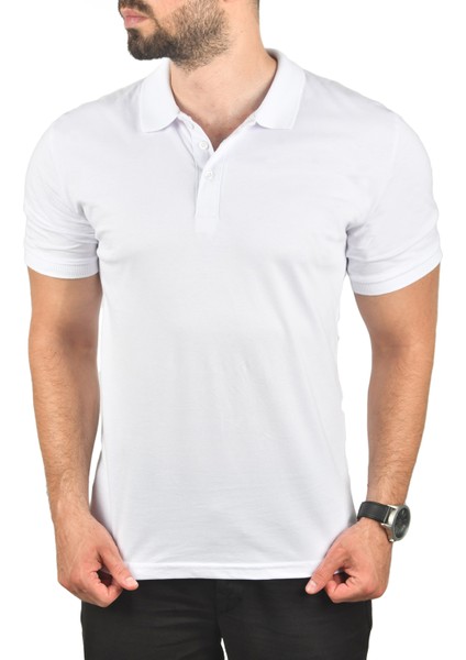 Büyük Beden Polo Yaka Tişört Nefes Alan Pamuklu Pike Kumaş Battal Beden Tişört 2504349 fırsatları