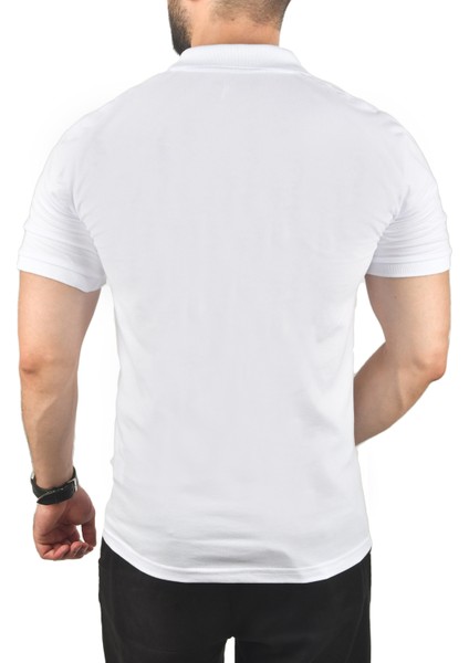 Büyük Beden Polo Yaka Tişört Nefes Alan Pamuklu Pike Kumaş Battal Beden Tişört 2504349 indirimleri