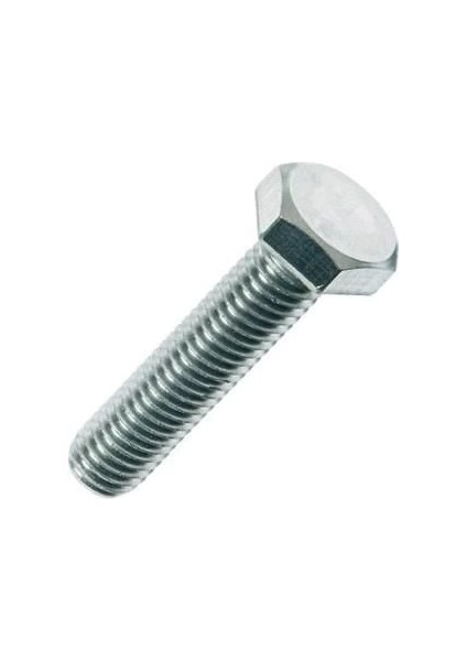 M18X140 Civata Beyaz Tam Paso 2 Adet