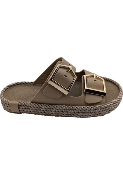 Sogno Estivo - Kadın Düz Terlik - Bej - 36