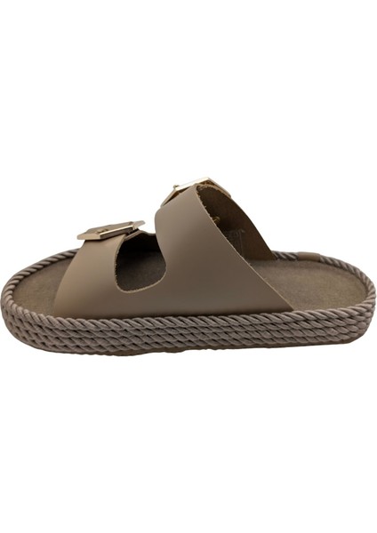 Sogno Estivo - Kadın Düz Terlik - Bej - 36 fiyatları