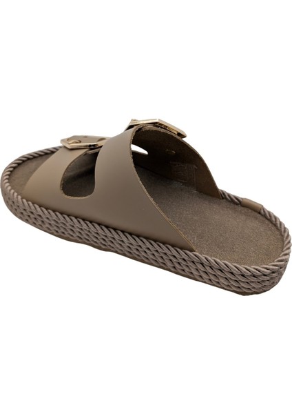 Sogno Estivo - Kadın Düz Terlik - Bej - 36 indirimleri