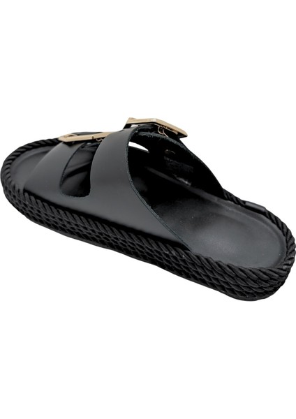 Sogno Estivo - Kadın Düz Terlik - Siyah - 37 indirimleri