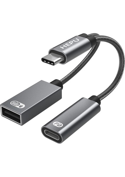HP-Z05 Type-C To Type-C + USB Dönüştürücü Adaptör