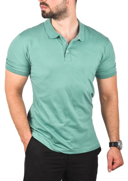 Büyük Beden Polo Yaka Tişört Nefes Alan Pamuklu Pike Kumaş Battal Beden Tişört 2504349 fırsatları