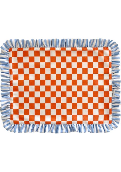 Fırfırlı, Marin, Kareli, Dijital Baskılı, Damalı, Renkli, Çizgili Amerikan Servis 35X45 cm (1 Adet) fiyatları