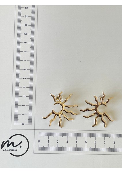 Güneş Modeli Tasarım Küpe modelleri