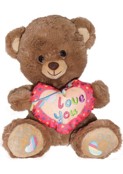 PJH2324 Peluş Kalpli Ayı Love You 30 cm -Vardem fırsatları