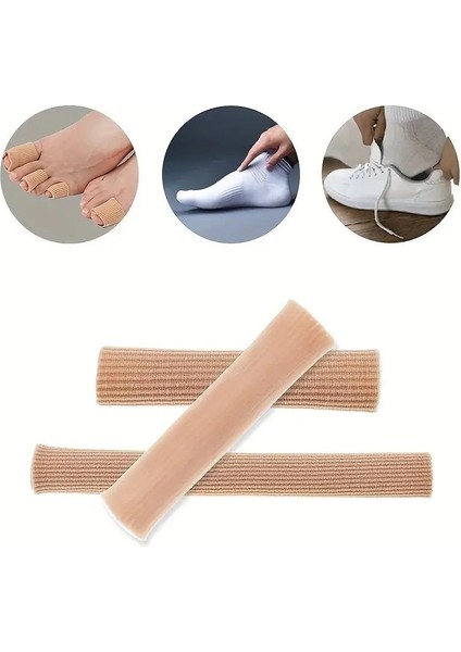 15 cm Ayak Batık Koruyucu Tırnak Koruyucu Boru Kumaş Silikon Jel Tüp Kemik Koruyucu modelleri