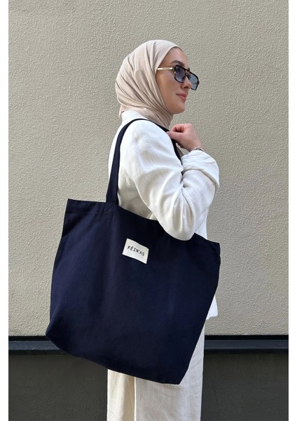 Gabardin Bez Çanta - Lacivert (Mıknatıs Çıt - %100 Pamuk Gabardin) fiyatları