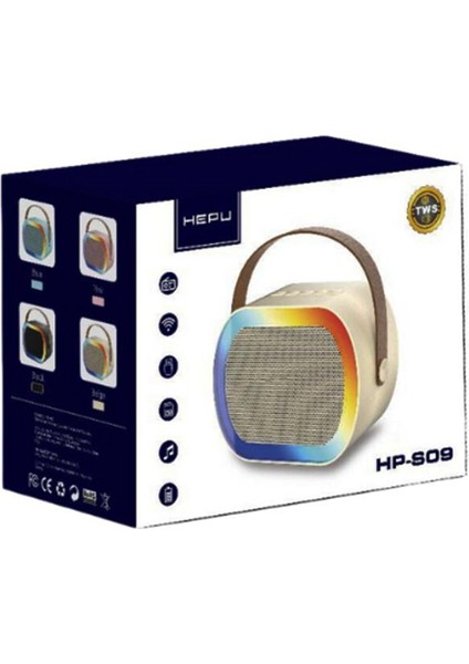 Hp-S09 10w Taşınabilir Kablosuz Bluetooth Hoparlör fırsatları