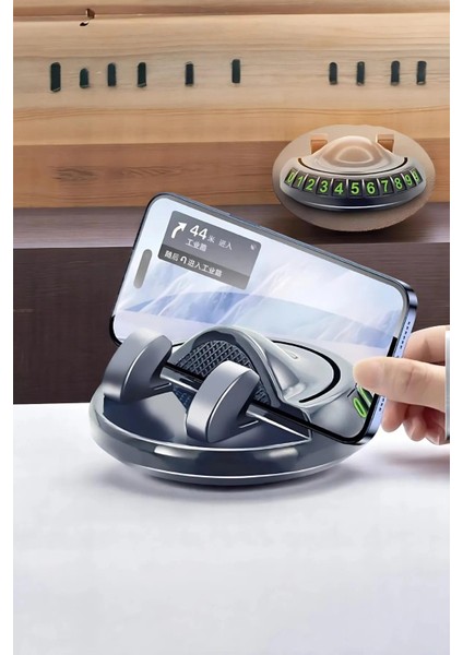 360° Dönebilen Siyah Renk Yapışkanlı Numaratörlü Araç Telefon Tutucu Numaratör 50 Adet Rakam indirimleri