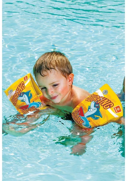 2-6 Yaş Shark Yüzme Kolluk ve Can Simidi Şişme Kolluk ve Simit Set modelleri