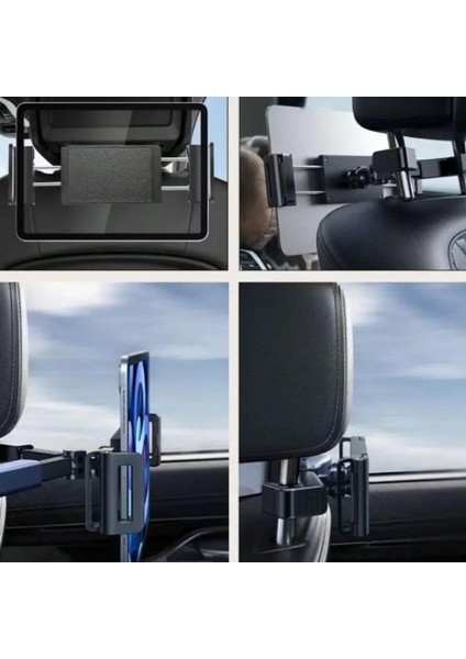 Tüm Araçlara Uyumlu Ayarlanabilir Koltuk Arkası Tablet Telefon Tutucu Tutacağı indirimleri