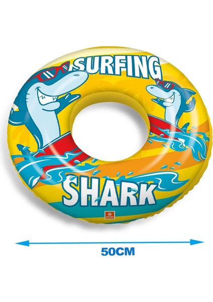 2-6 Yaş Shark Yüzme Kolluk ve Can Simidi Şişme Kolluk ve Simit Set indirimleri