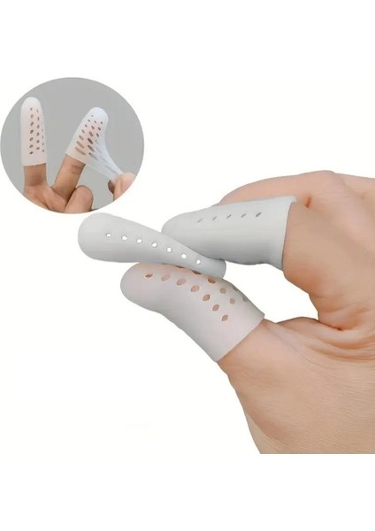 2 Çift Delikli Silikon El Ayak Parmak Deformite Koruyucu 4 cm fırsatları