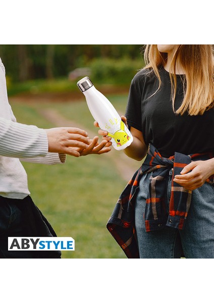 Abystyle - Pokemon - Water Bottle - Pikachu Scribble - Termos - ABYTAB134 modelleri
