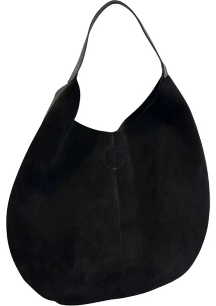 Çift Taraflı Süet Hakiki Deri Kadın El Omuz Çanta Yavru Çantalı