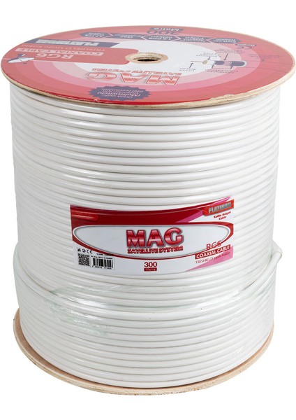 Mag Platınum Rg6/u4 Trıshıeld 64 Tel Anten Kablosu (300 Metre) (5232) modelleri